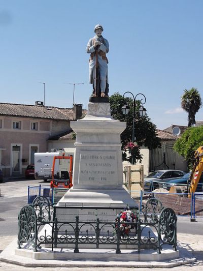 Oorlogsmonument Saint-Ciers-sur-Gironde