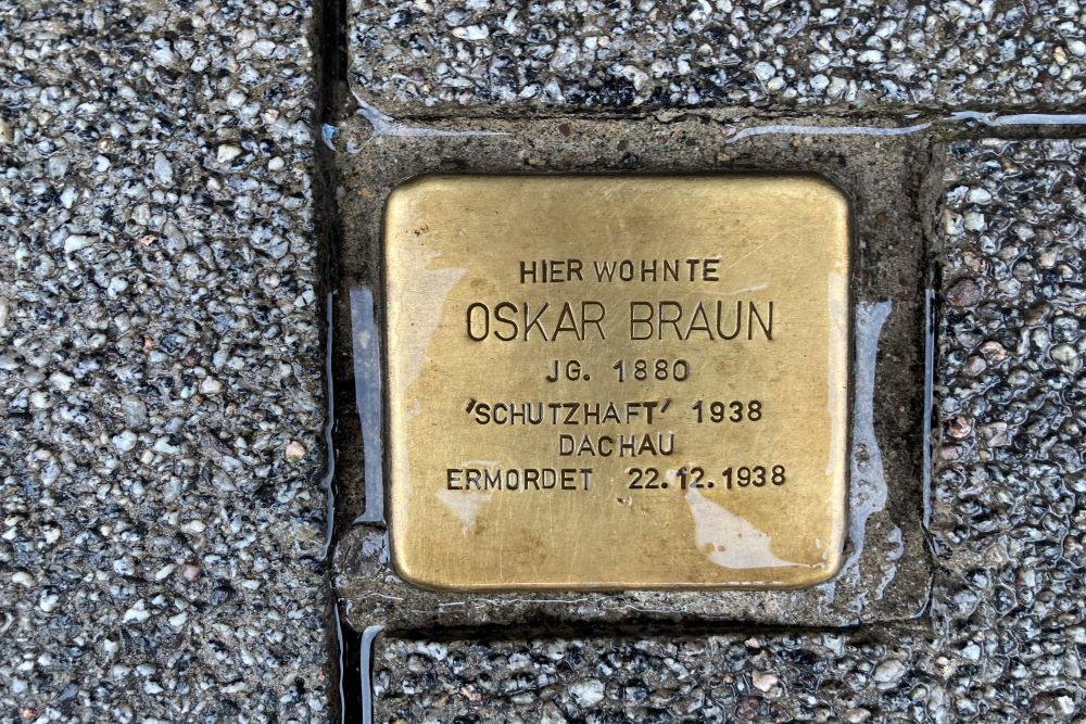 Stolperstein Bahnhofstrae 1