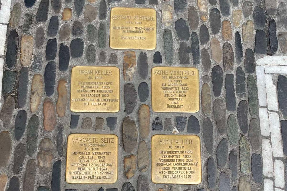 Stumbling Stones Gestapo Zentrale Kaiser-Joseph-Strae 167 #1