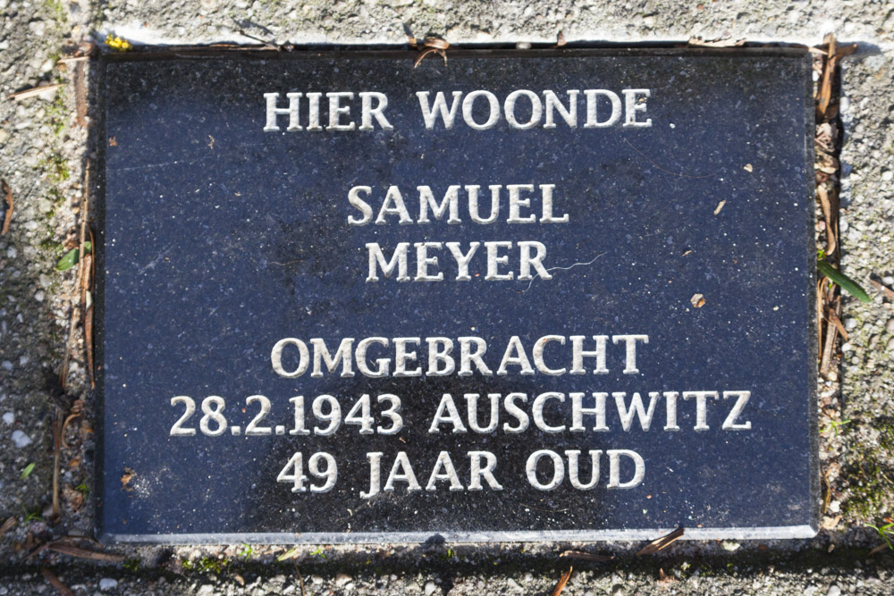 Memorial Stone Bas Backerlaan 32 #1