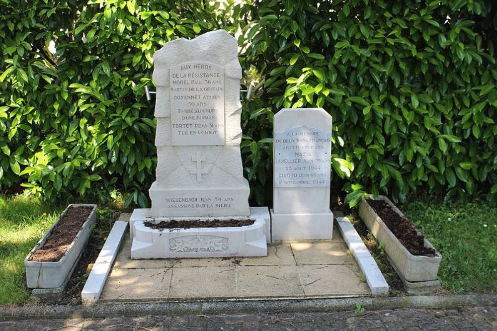 Monument Omgekomen Verzetsstrijders Pont-de-Veyle #1