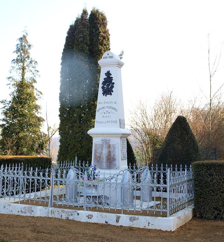 Oorlogsmonument Sapogne-et-Feuchres