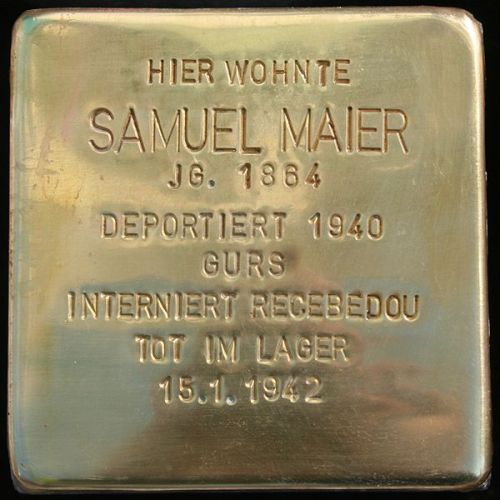 Stolpersteine Hauptstraße 29 #3