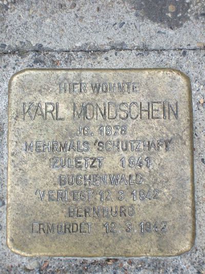 Stumbling Stones Wilhelmshöher Allee 40
