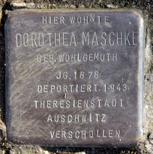 Stolpersteine Stallschreiberstraße 11