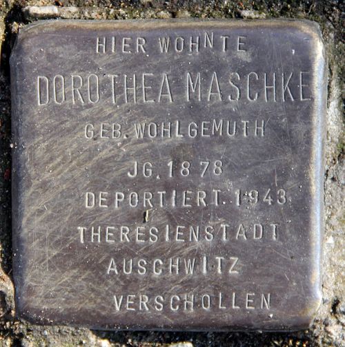 Stolpersteine Stallschreiberstrae 11 #1