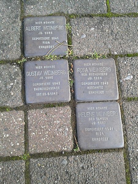 Stolpersteine Bahnhofstraße 37
