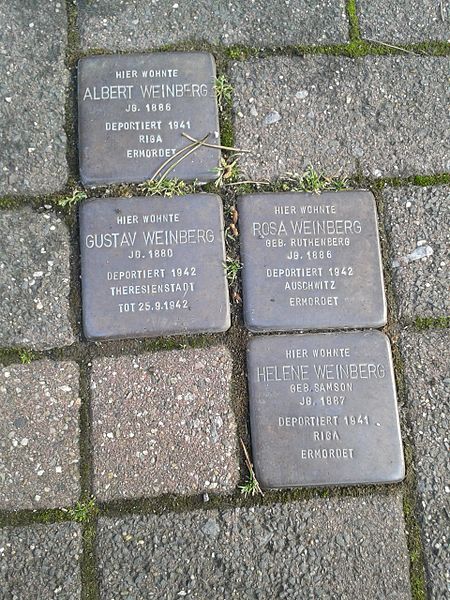 Stolpersteine Bahnhofstrae 37