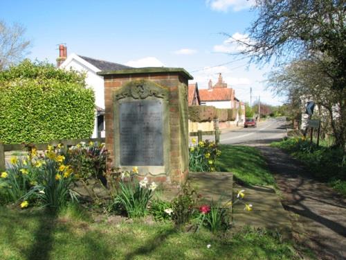 Oorlogsmonument Wortwell #1