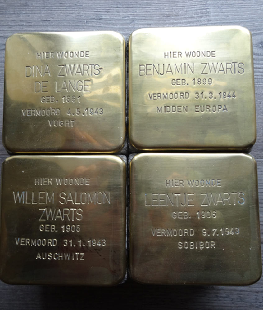 Stolpersteine Enkstraat 20 #3
