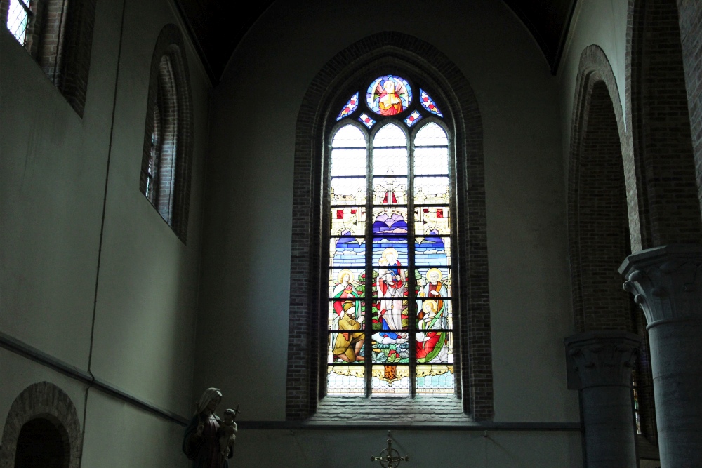 Stained-glass Window Saint-Paulus Church Langemark #1