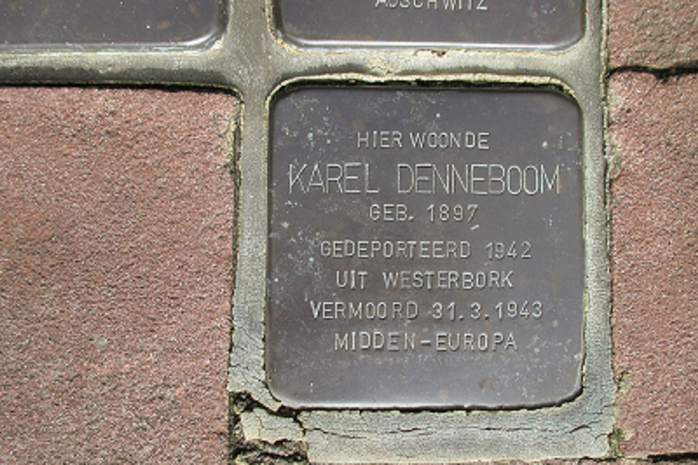 Stolpersteine Koorstraat 5 (nu Julianastraat 5) #4