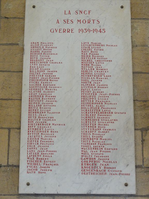 Memorials Gare de Thionville #1