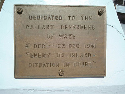 Monument Verdedigers Wake Island (U.S. Marine Corps Memorial) #2