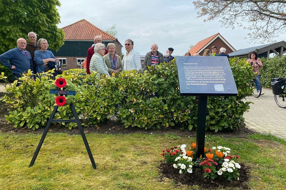 Monument Onderduikadres Boerderij Koeslag Laren #2