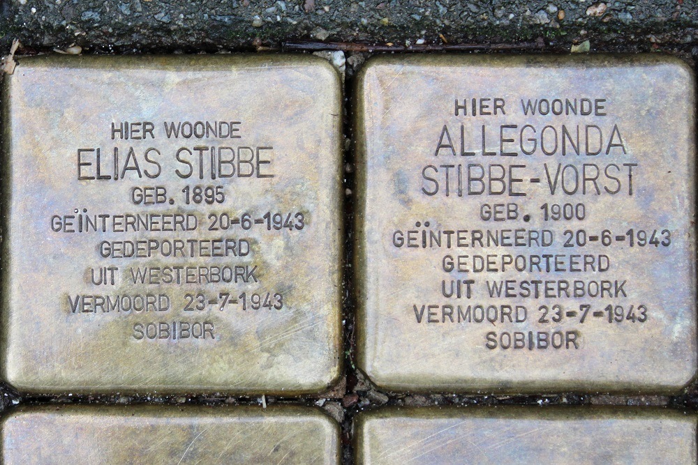 Stolpersteine Burmanstraat 36 #2