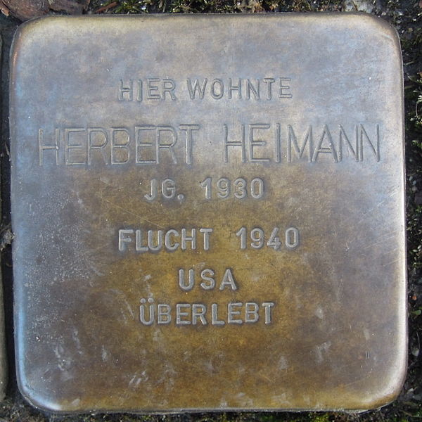 Stolpersteine Steinstrae 33 #3