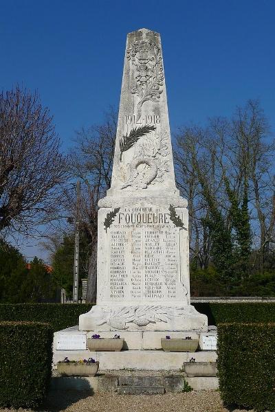 Oorlogsmonument Fouqueure