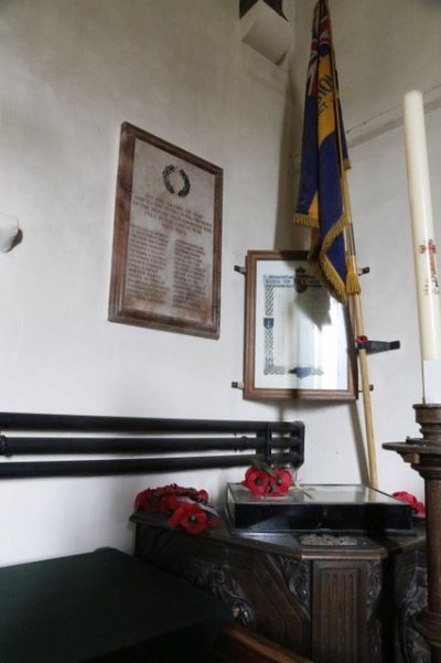 War Memorial St. Margaret Church Mapledurham