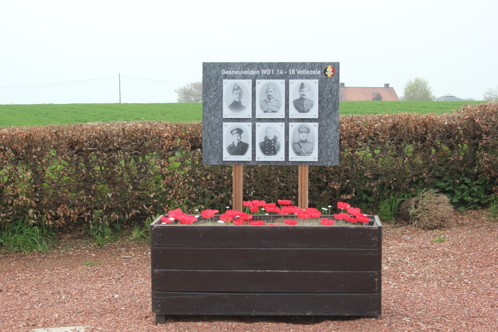 Commemorative Plate Cemetery Vollezele #1