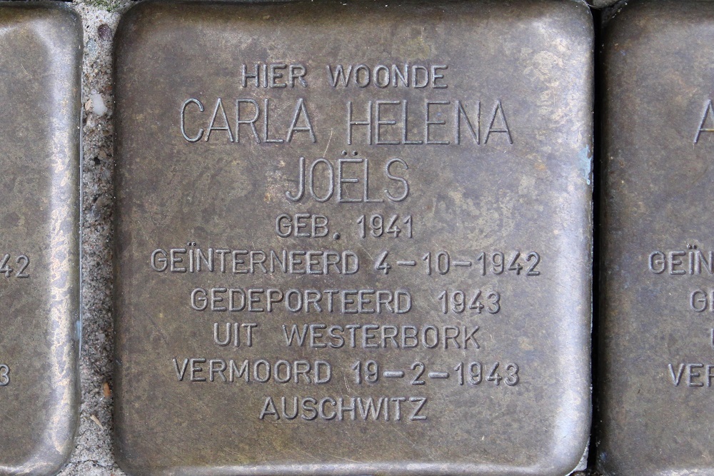 Stolpersteine President Steynplantsoen 15 #3