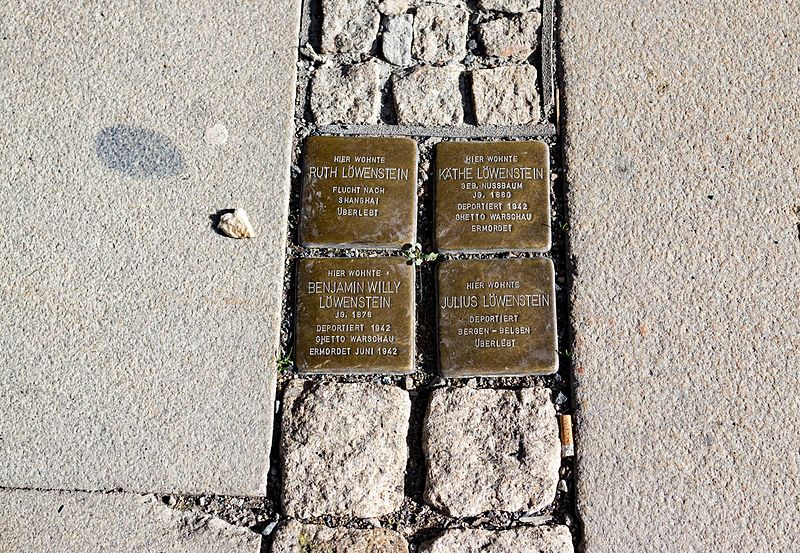 Stolpersteine Burgstraße 9