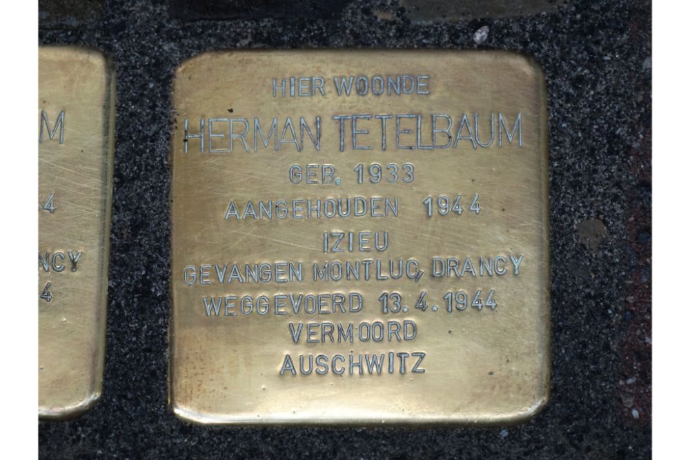 Stolpersteine Somersstraat 34 #3