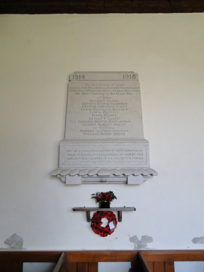 War Memorial St. John the Baptist Church #1