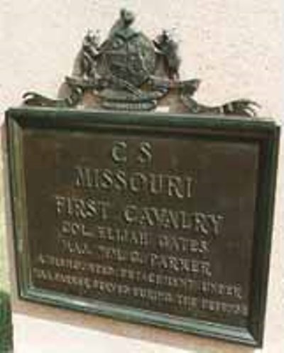 Monument 1st Missouri Cavalry (Confederates)