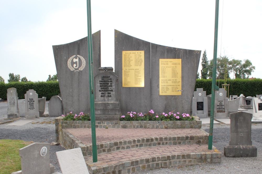 Oorlogsmonument Begraafplaats Ledegem #1