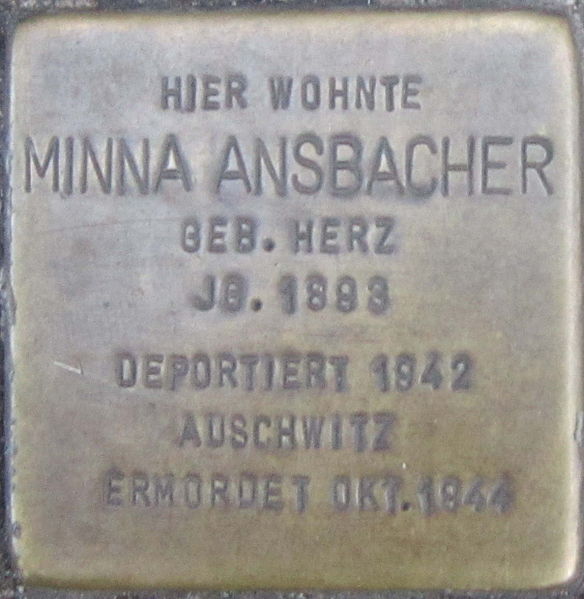 Stolpersteine Ludwigstrae 10A #2