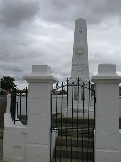 War Memorial Faye-sur-Ardin