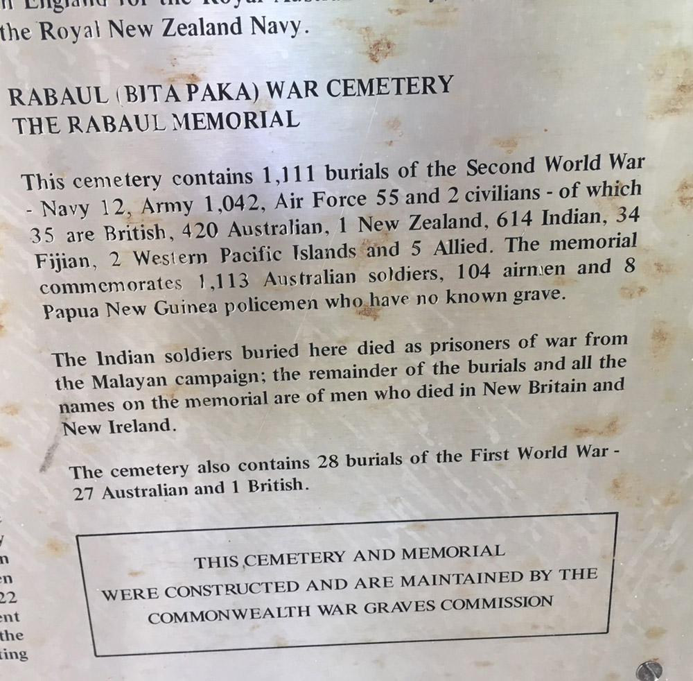 Commonwealth War Cemetery Rabaul #5