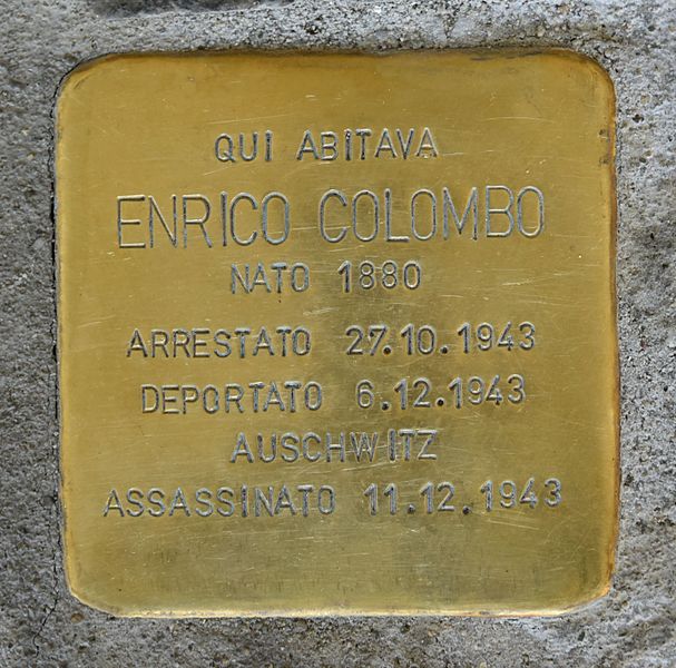 Stolpersteine Piazza Castello 161 #2