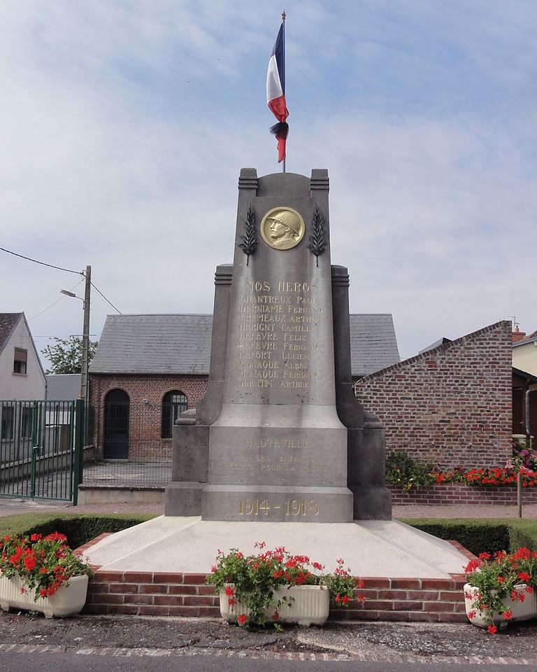 Monument Eerste Wereldoorlog Hauteville #1