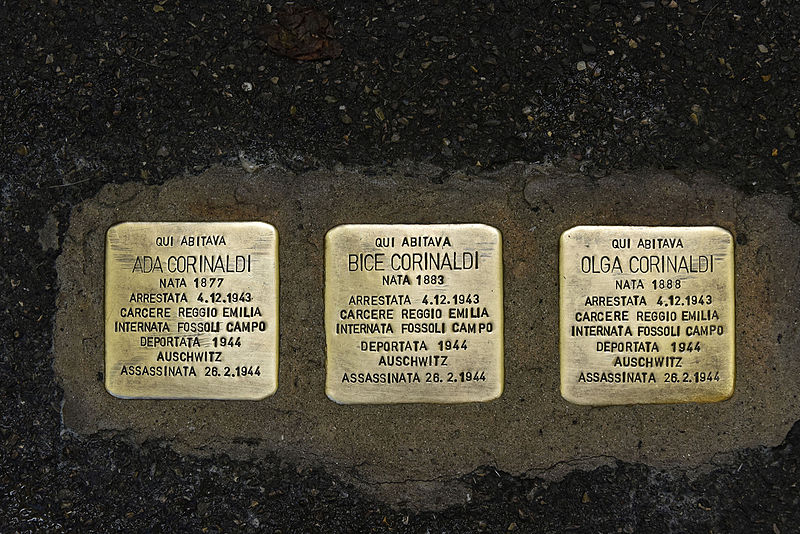 Stolpersteine Viale Monte Grappa 18 #1