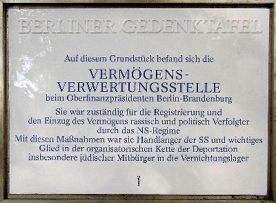 Memorial Vermgensverwertungsstelle