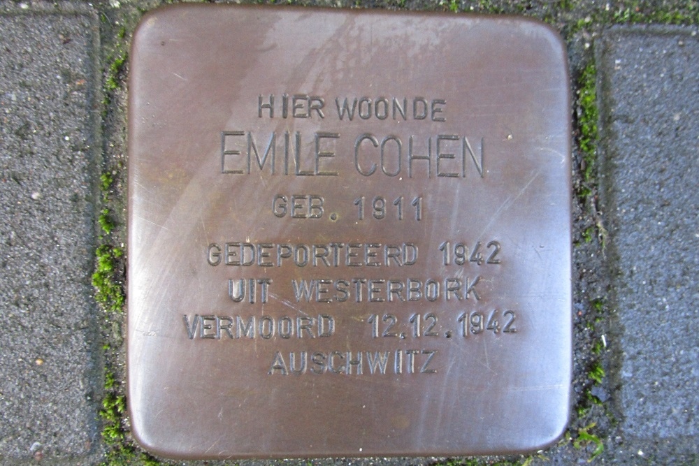 Stolperstein Heemskerckstraat 20 #3