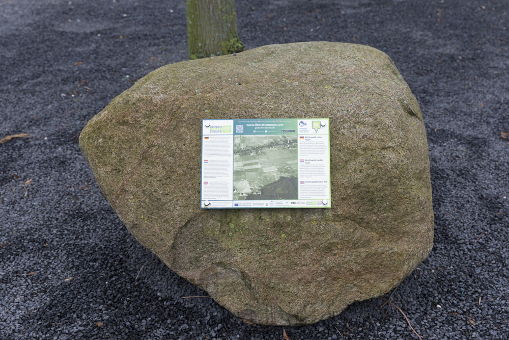 Liberation Route Marker 092: Reichswald under fire #1