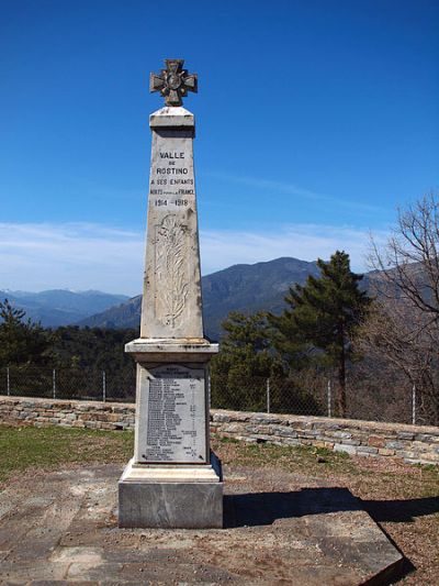 Oorlogsmonument Valle-di-Rostino