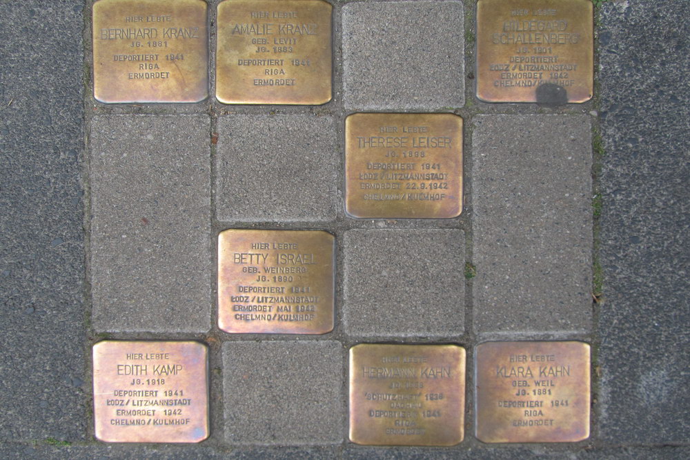 Stumbling Stones Meister-Gerhard-Straße 29