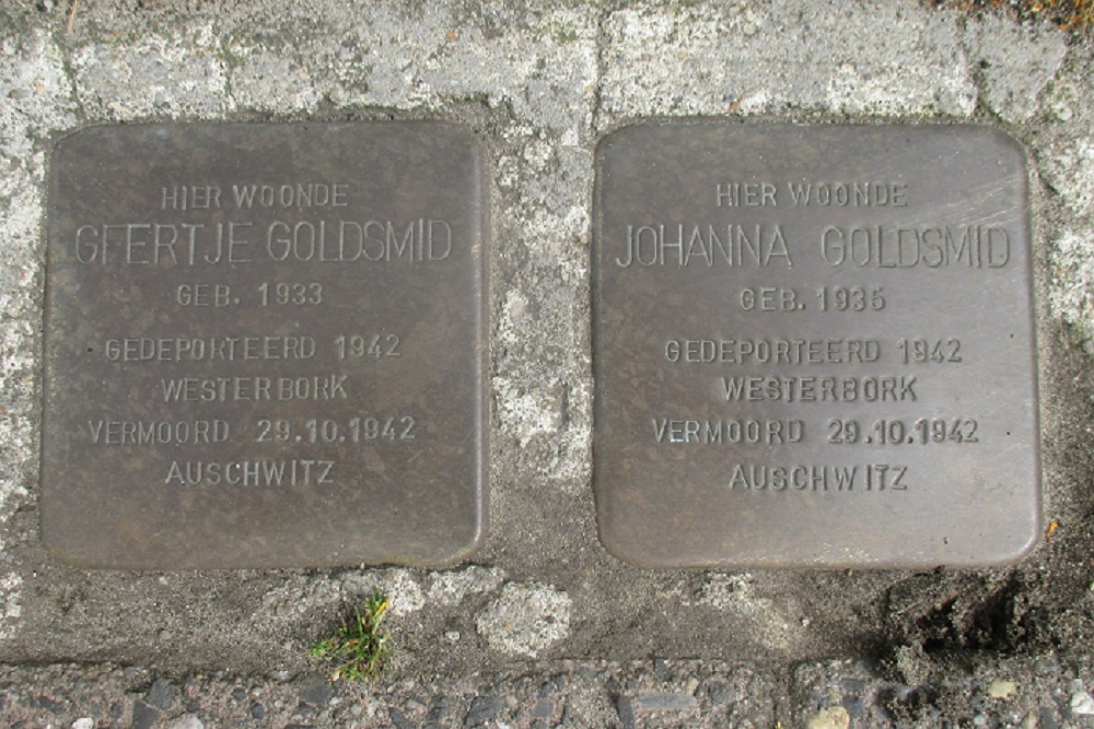 Stolpersteine H. Hindersstraat 15 #3