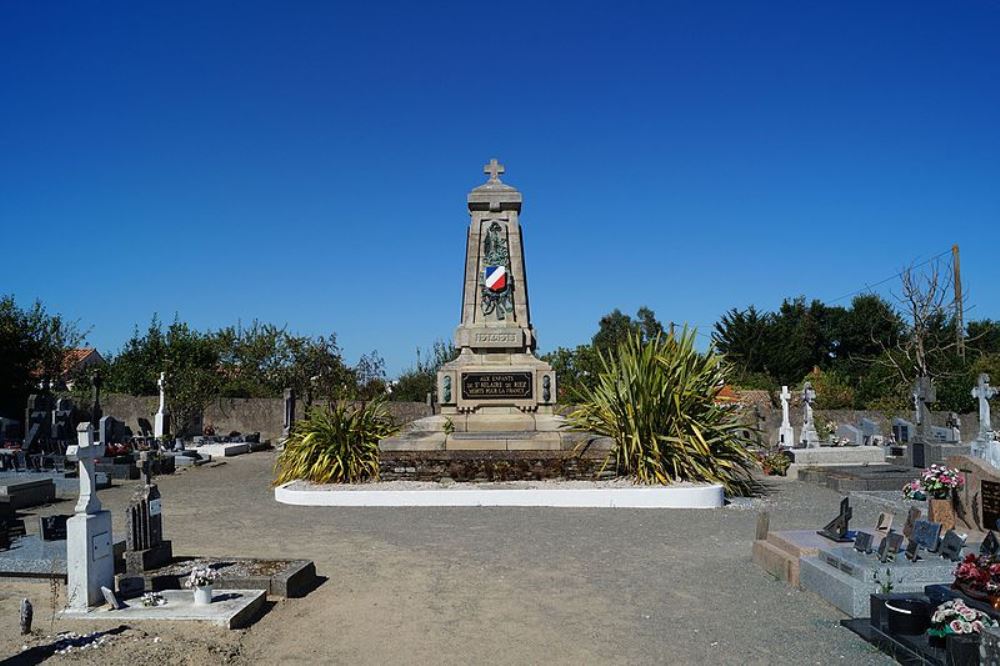 Oorlogsmonument Saint-Hilaire-de-Riez #1