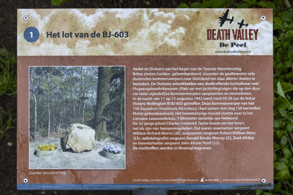 Fietsroute Death Valley De Peel - Het lot van de BJ-603 (#1) #1