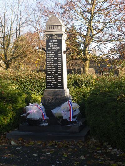 Oorlogsmonument Estrée-Cauchy
