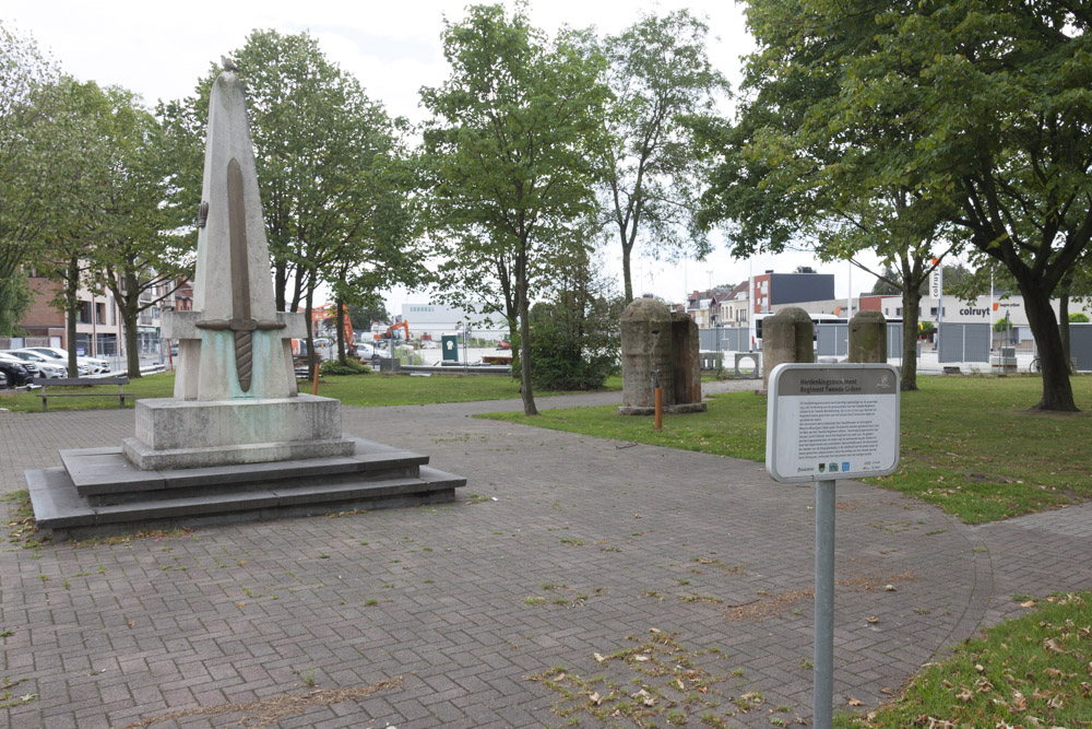 Monument Gesneuvelden 2e Regiment Gidsen #2