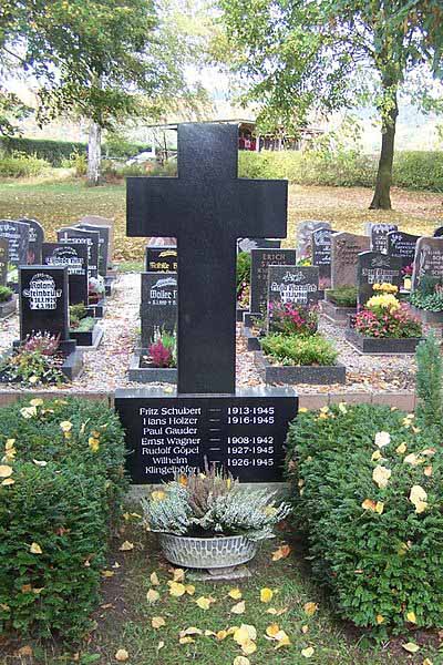 Collective Grave German Soldiers Marksuhl