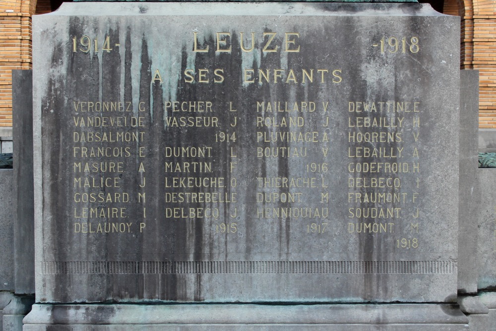 Oorlogsmonument Leuze	 #2