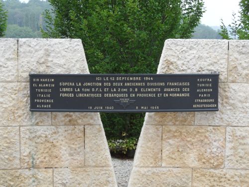 Monument Samenkomst Franse Divisies Nod-sur-Seine #2