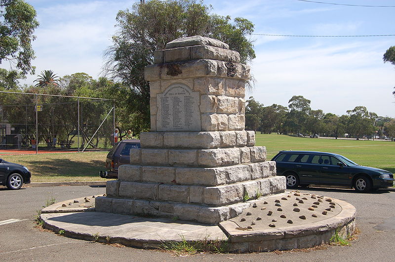 War Memorial Miranda Central Public School #1